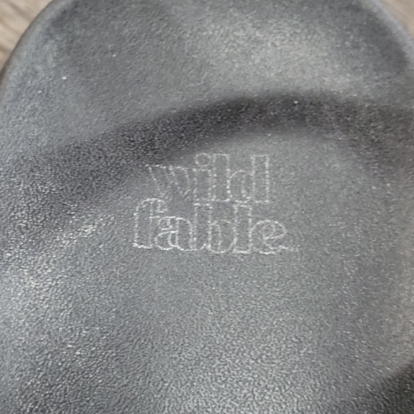 Wild Fable Black Avril Fisherman Chunky Sandals, Size 7.5 - Picture 4 of 12